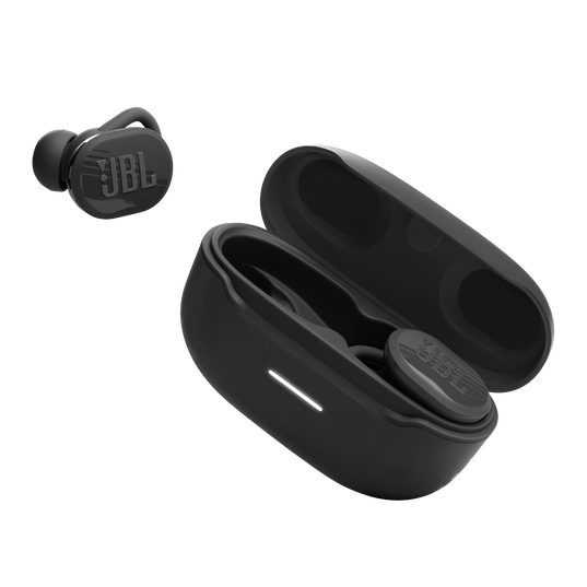 JBL Endurance Race TWS - Black - Waterproof true wireless active sport earbuds - Detailshot 6